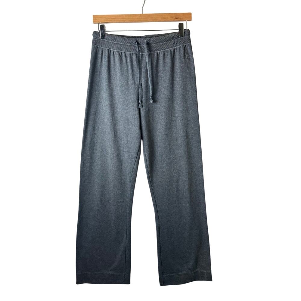 Champion Wide Leg Yoga Pants Women's Grey Small Loungewear Athleisure Gym Casual